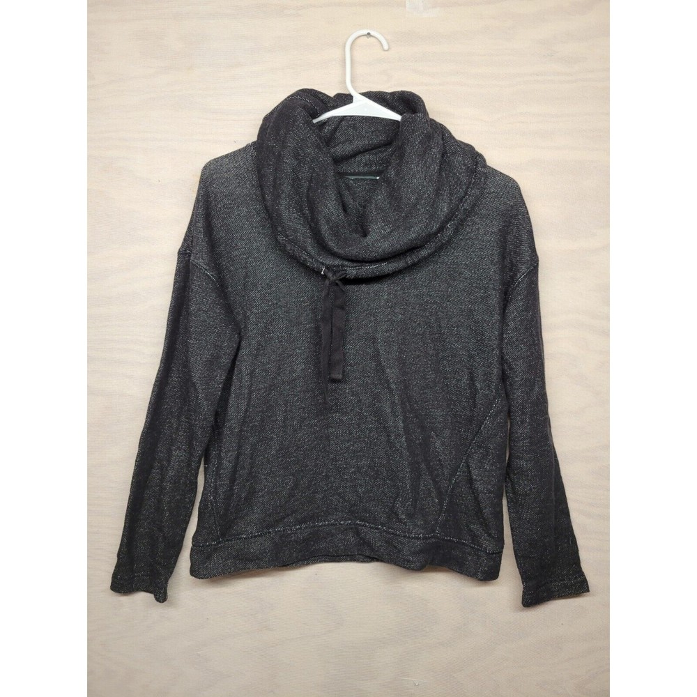 Ralph Lauren Womens SZ S Mock Neck Sweater Black Pullover Sweatshirt Long Sleeve
